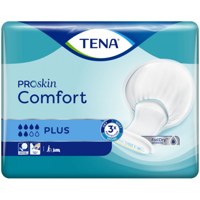 TENA Comfort Plus | Large shaped incontinence pad