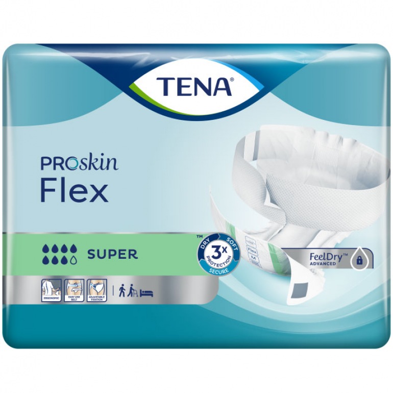 TENA Flex Super | Belted incontinence briefs