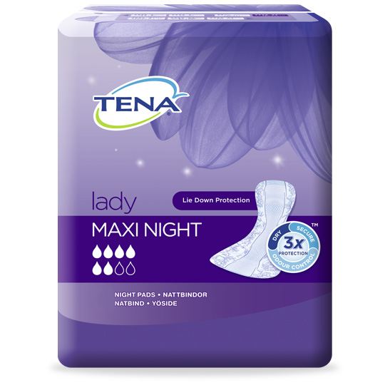 TENA Discreet Maxi Night